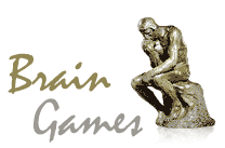 Brain games: puzzles, riddles, and logical games.